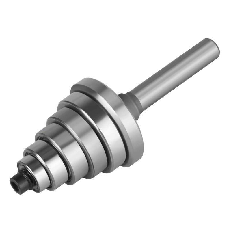 KOWOOD Rabbet Router Bit 1/4" Shank, 1-3/8" Height Multi-Slot Milling Cutter Bit (7 Bearings, Multiple Depths 1/8", 3/16",1/4", 5/16", 3/8", 7/16", 1/2") Interchangeable and Adjustable Bearings. - Image 5